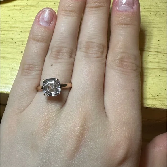 .925 Rose Gold Ring - Picture 8 of 10